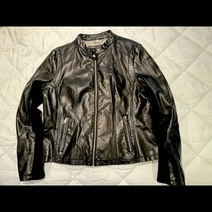 Beautiful Black Rivet faux leather jacket
